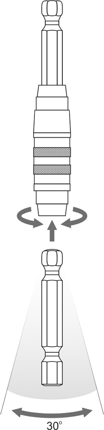 Uhlový adaptér 1/4" – Obrázok 5