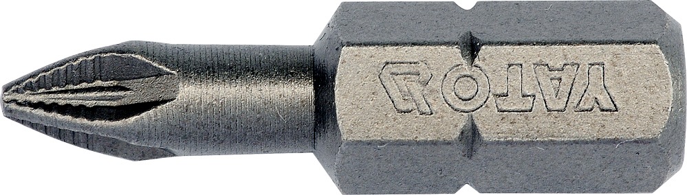 Bit krížový 1/4" PZ1 x 25 mm box NON-SLIP 10 ks