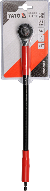 Račňa s flexibilnou rukoväťou 400mm 3/8" – Obrázok 3